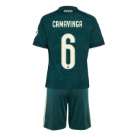 Real Madrid Eduardo Camavinga #6 Bortatröja Barn 2026-27 Kortärmad (+ Korta byxor)